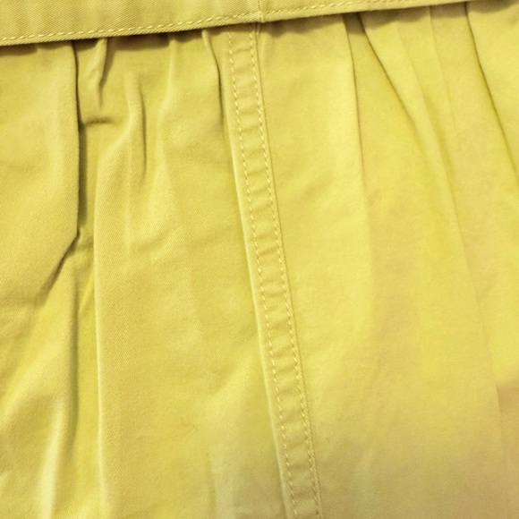 Lime Green Mini Skirt with Pockets - Picture 3 of 3